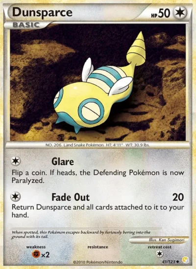 Dunsparce (HeartGold SoulSilver 41)