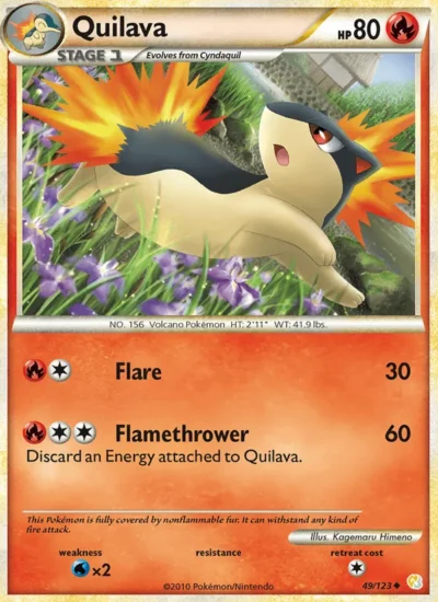 Quilava (HeartGold SoulSilver 49)