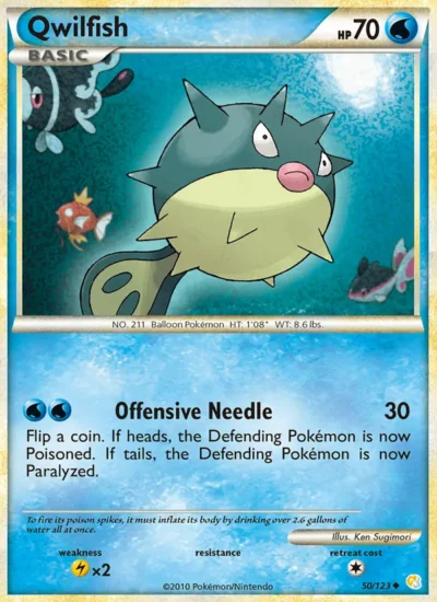 Qwilfish (HeartGold SoulSilver 50)