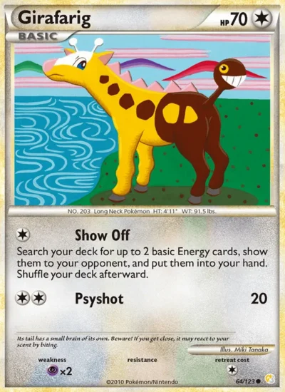 Girafarig (HeartGold SoulSilver 64)
