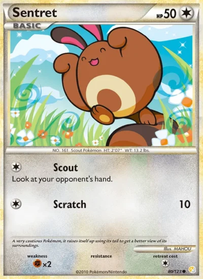 Sentret (HeartGold SoulSilver 80)