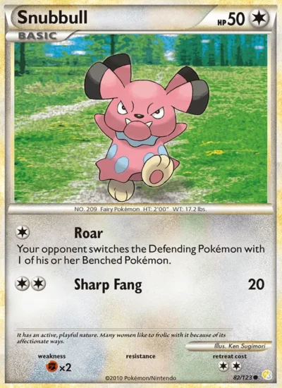 Snubbull (HeartGold SoulSilver 82)