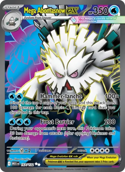 Mega Abomasnow ex (Mega Evolution 157)