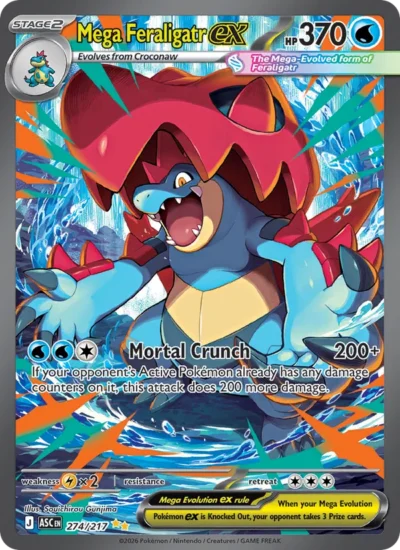 Mega Feraligatr ex (Ascended Heroes 274)