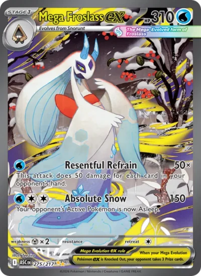 Mega Froslass ex (Ascended Heroes 275)