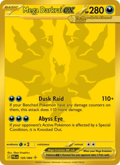 Mega Darkrai ex (Pitch Black 120)