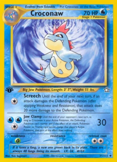 Croconaw (Neo Genesis 31)