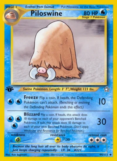 Piloswine (Neo Genesis 44)