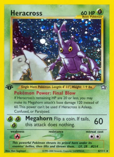 Heracross (Neo Genesis 6)