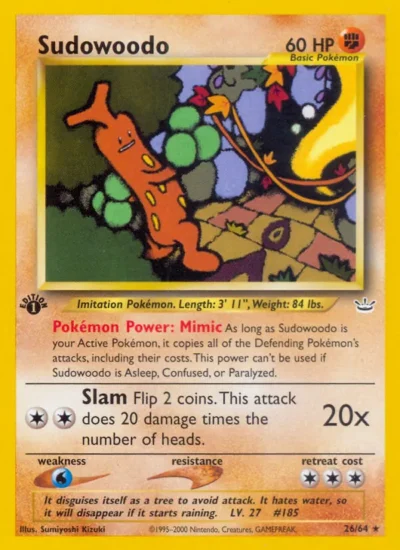 Sudowoodo (Neo Revelation 26)