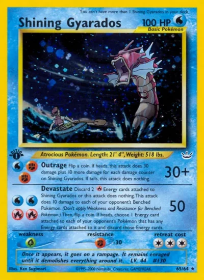 Shining Gyarados (Neo Revelation 65)