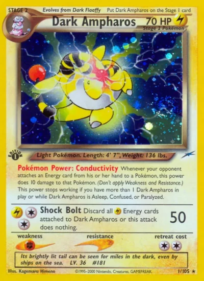 Dark Ampharos (Neo Destiny 1)