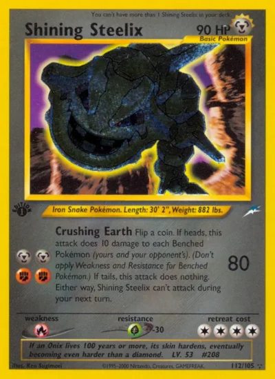 Shining Steelix (Neo Destiny 112)
