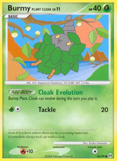 Burmy Plant Cloak (Arceus 56)