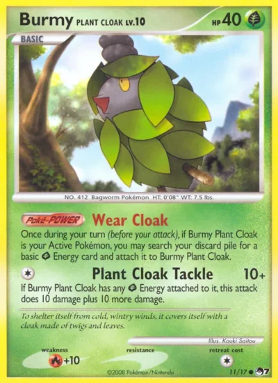 Burmy Plant Cloak (POP Series 7 11)
