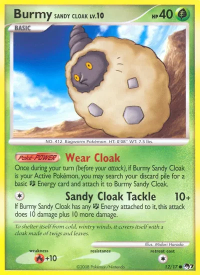 Burmy Sandy Cloak (POP Series 7 12)