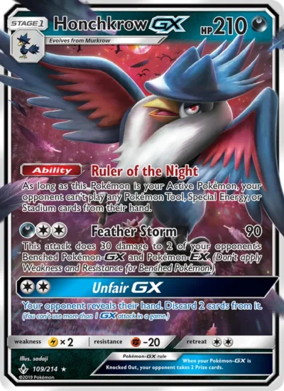 Honchkrow GX (Unbroken Bonds 109)