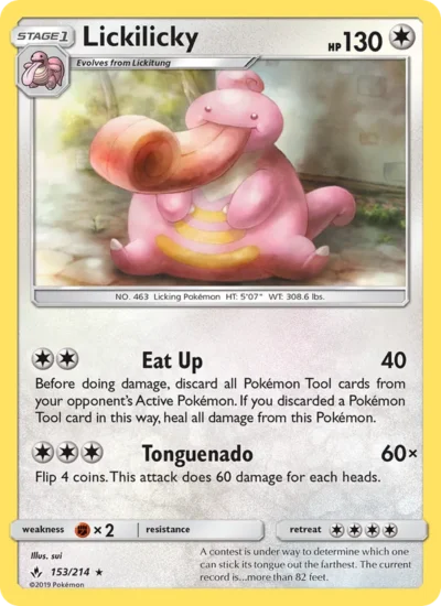 Lickilicky (Unbroken Bonds 153)
