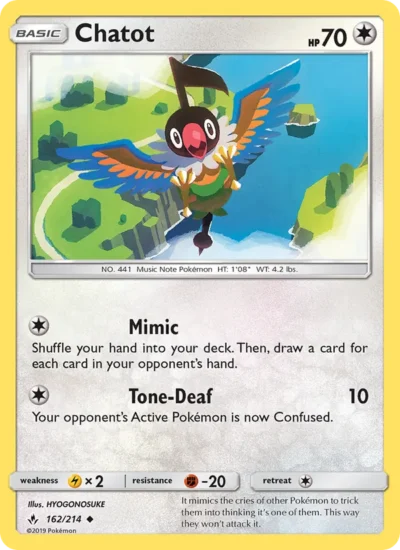 Chatot (Unbroken Bonds 162)