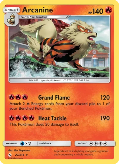 Arcanine (Unbroken Bonds 22)