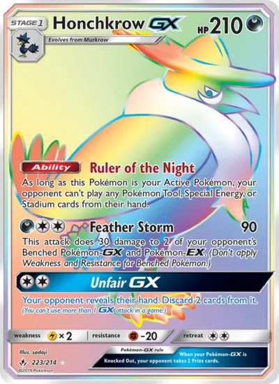 Honchkrow GX (Unbroken Bonds 223)