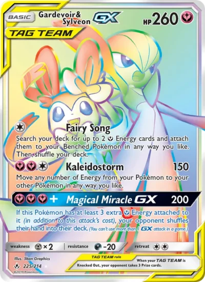 Gardevoir & Sylveon GX (Unbroken Bonds 225)