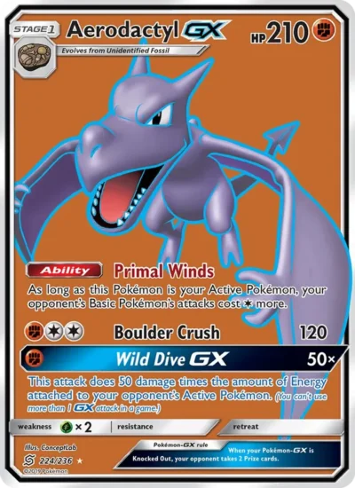 Aerodactyl GX (Unified Minds 224)