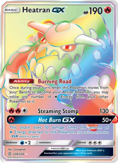 Heatran GX (Unified Minds 238)
