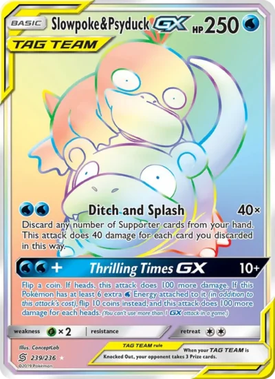 Slowpoke & Psyduck GX (Unified Minds 239)
