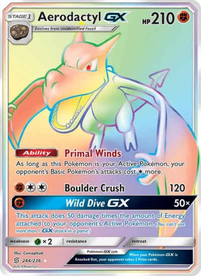 Aerodactyl GX (Unified Minds 244)
