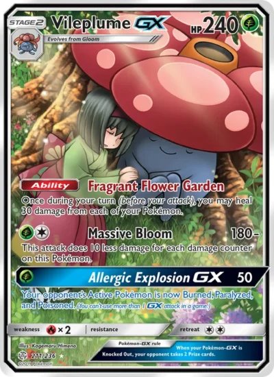 Vileplume GX (Cosmic Eclipse 211)