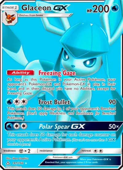 Glaceon GX (Ultra Prism 141)