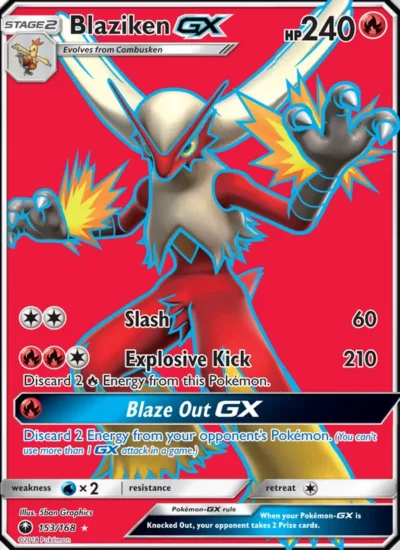 Blaziken GX (Celestial Storm 153)