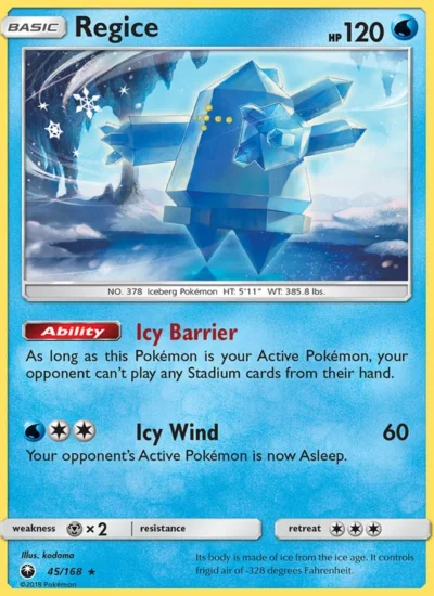 Regice (Celestial Storm 45)