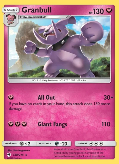 Granbull (Lost Thunder 138)