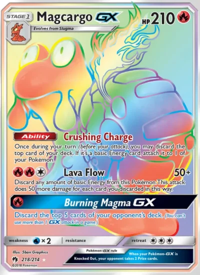 Magcargo GX (Lost Thunder 218)