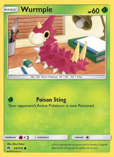 Wurmple (Lost Thunder 24)