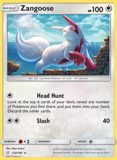 Zangoose (Team Up 132)