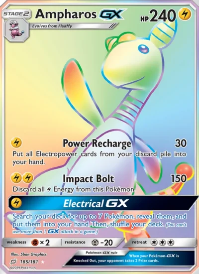 Ampharos GX (Team Up 185)