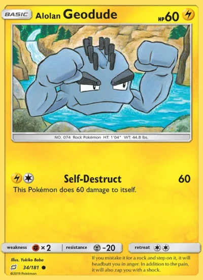 Alolan Geodude (Team Up 34)