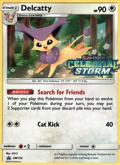 Delcatty (SM Black Star Promos SM132)