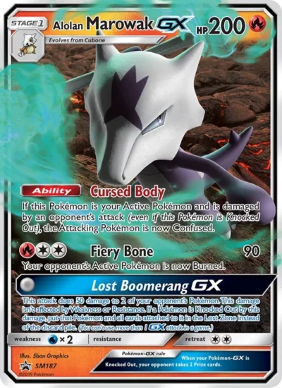 Alolan Marowak GX (SM Black Star Promos SM187)