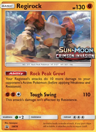 Regirock (SM Black Star Promos SM74)