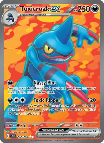 Toxicroak ex (Scarlet & Violet 232)