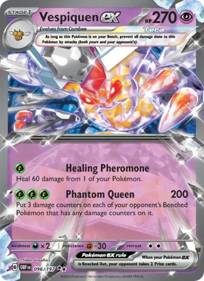 Vespiquen ex (Obsidian Flames 096)