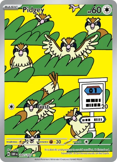 Pidgey (Obsidian Flames 207)