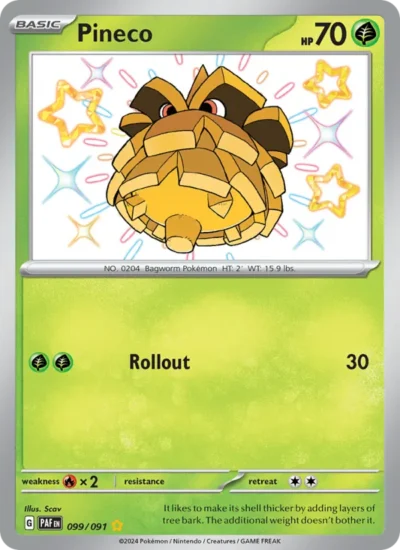 Pineco (Paldean Fates 099)