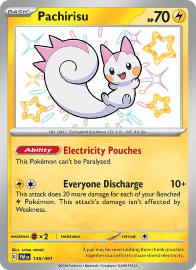 Pachirisu (Paldean Fates 138)