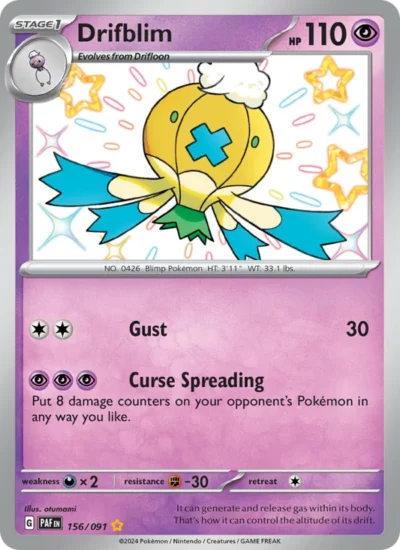 Drifblim (Paldean Fates 156)