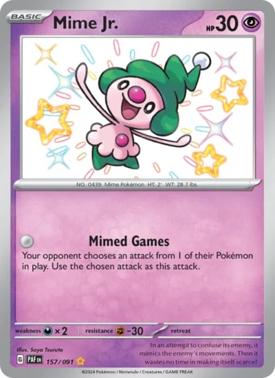 Mime Jr. (Paldean Fates 157)